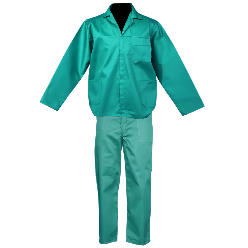 Green Conti Suit ( 2 piece )  Poly cotton