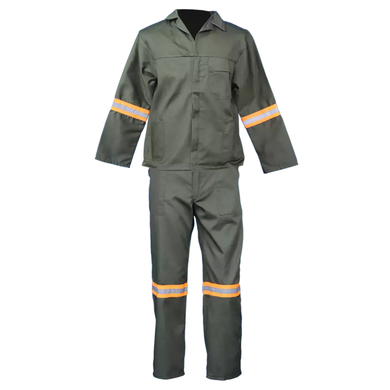 Bottle Green Acid Resistant Conti Suit with Reflective