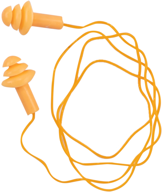 Reusable Earplug Orange Corded