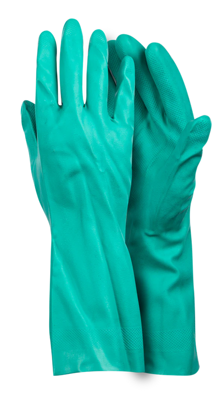 Chemical Palm Dipped Nitrile Gloves
