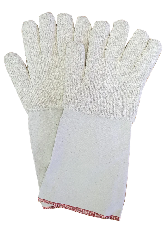 Cotton Towelling Gloves - 40cm