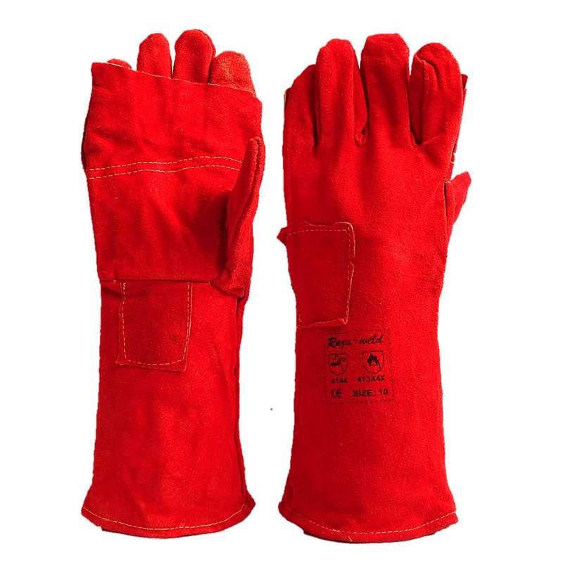 Red Heat Resistant Gloves -  Elbow Length