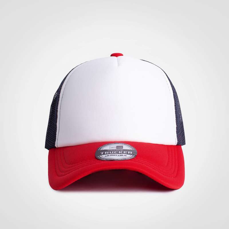 Vintage Trucker Three Tone Cap