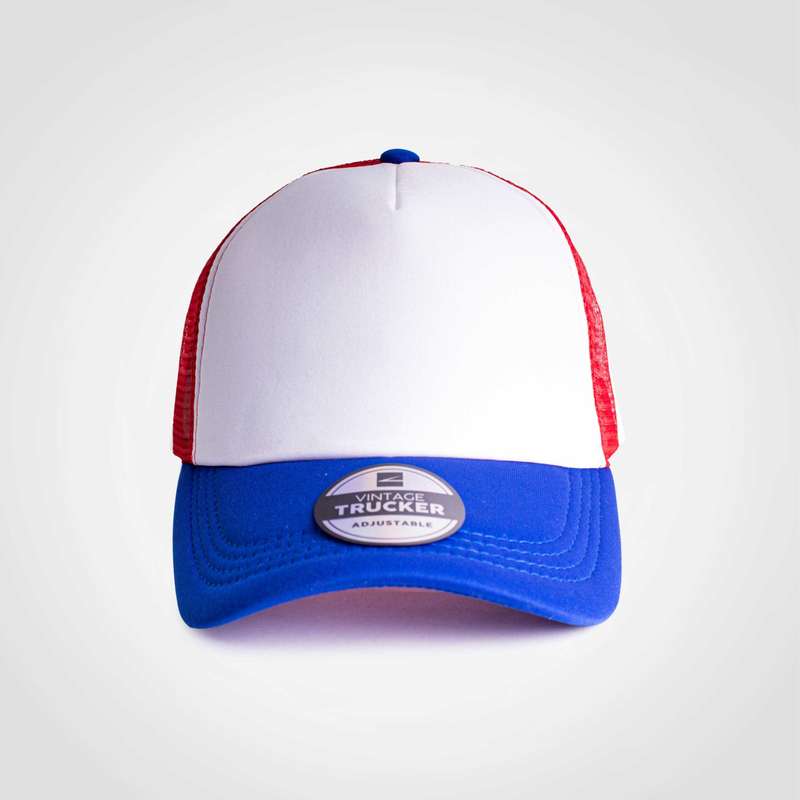 Vintage Trucker Three Tone Cap