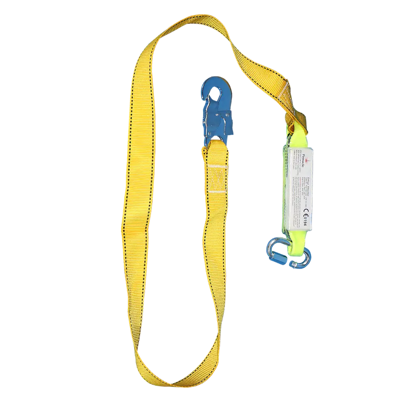Single Lanyard With Shock Absorbor & Snap Hook
