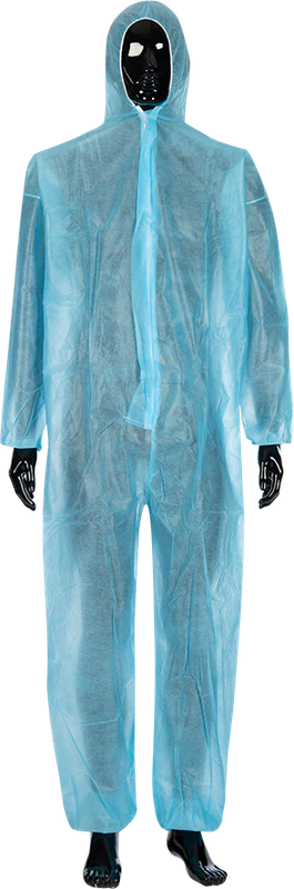 Disposable Overall Zip with Hood