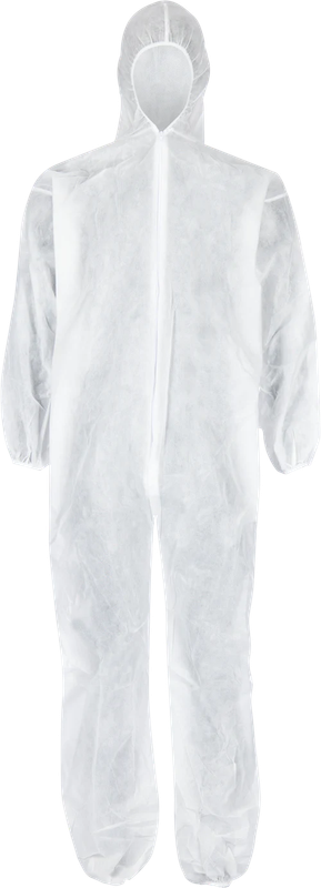 Disposable Overall Zip with Hood