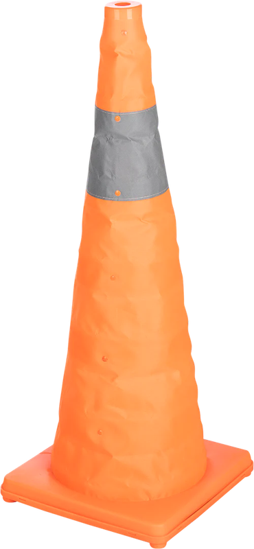 Foldaway Type Traffic Cone With Reflective Tape