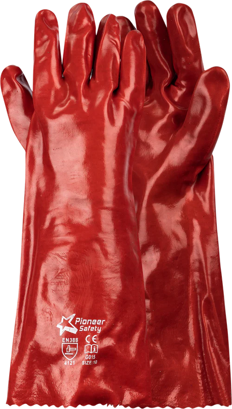 Pioneer Red Pvc 40Cm Open Cuff