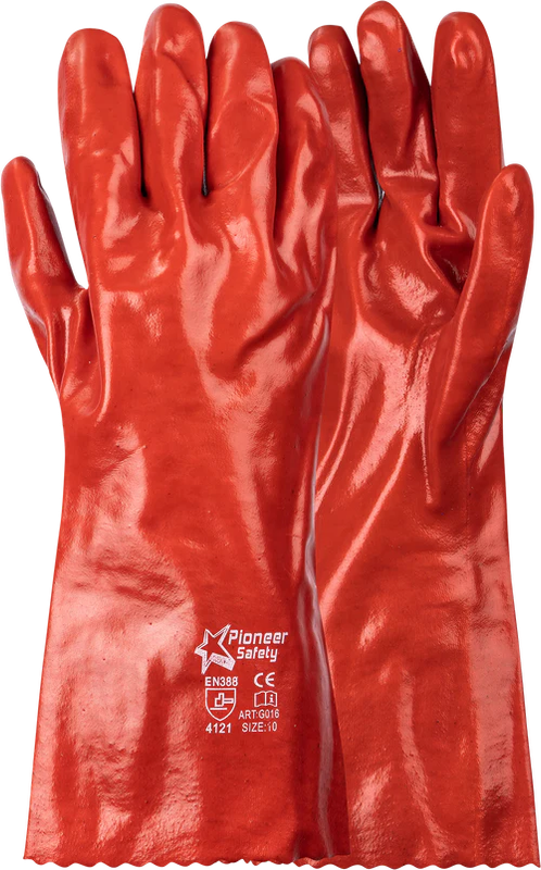 Pioneer Red Pvc 35Cm Open Cuff