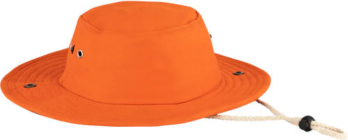Orange hat Without Reflective Tape (Easy For Embroidery)
