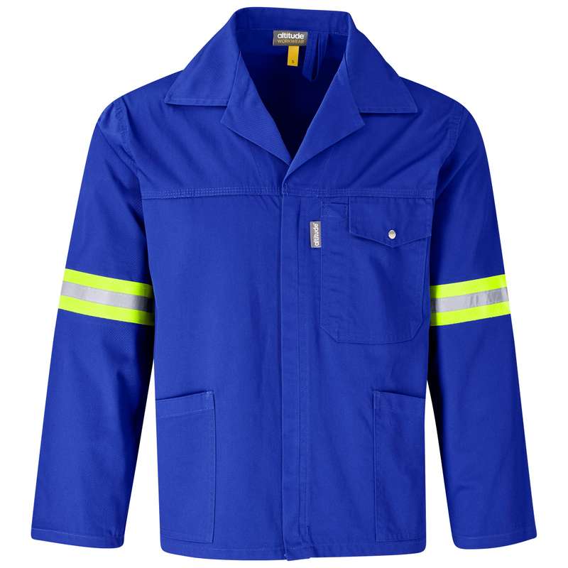 Site Premium Poly Cotton Jacket - Reflective Arms