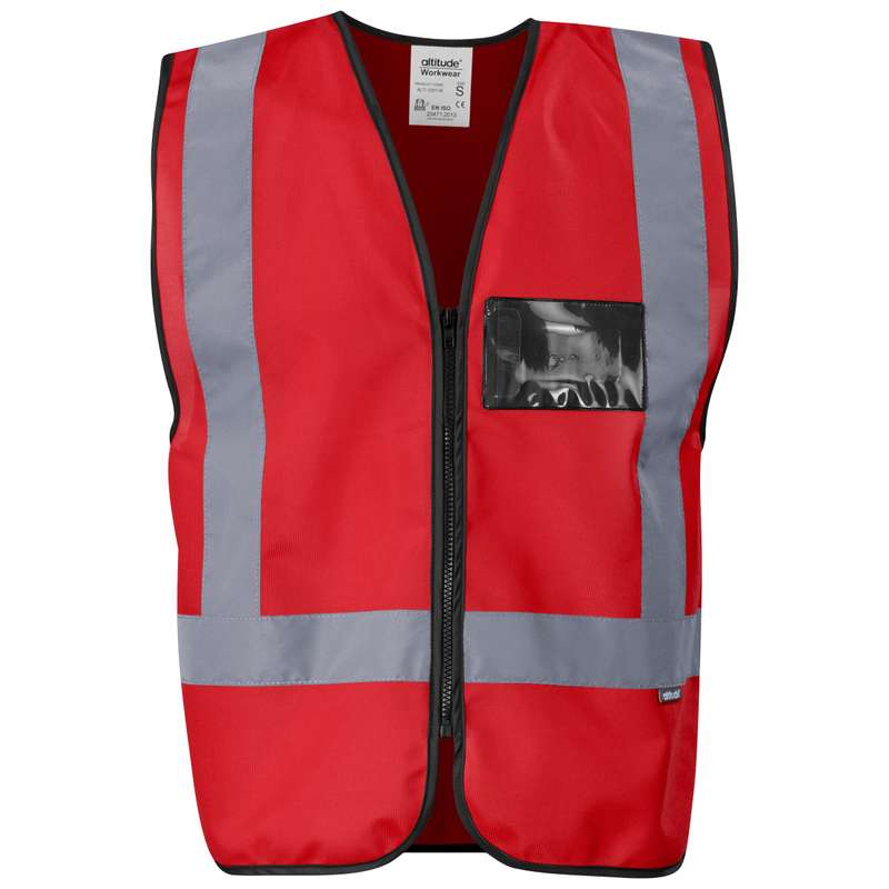 Direction Hi-Vis Reflective Full Zip Vest