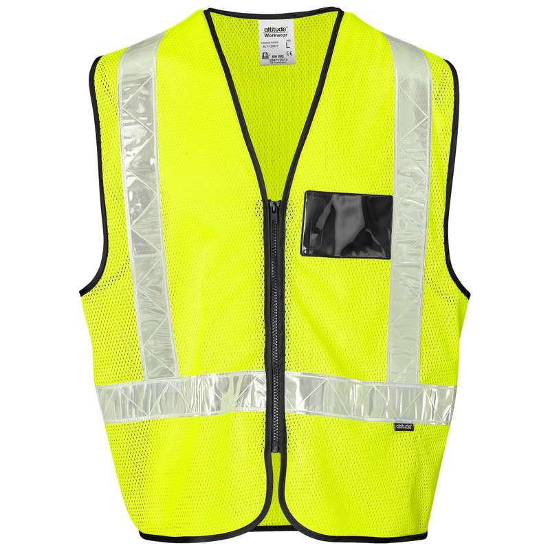 Airport Hi-Vis Reflective Full Zip Vest