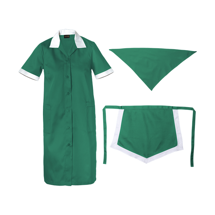 Ladies Poly Cotton 3 Piece Cleaning Set