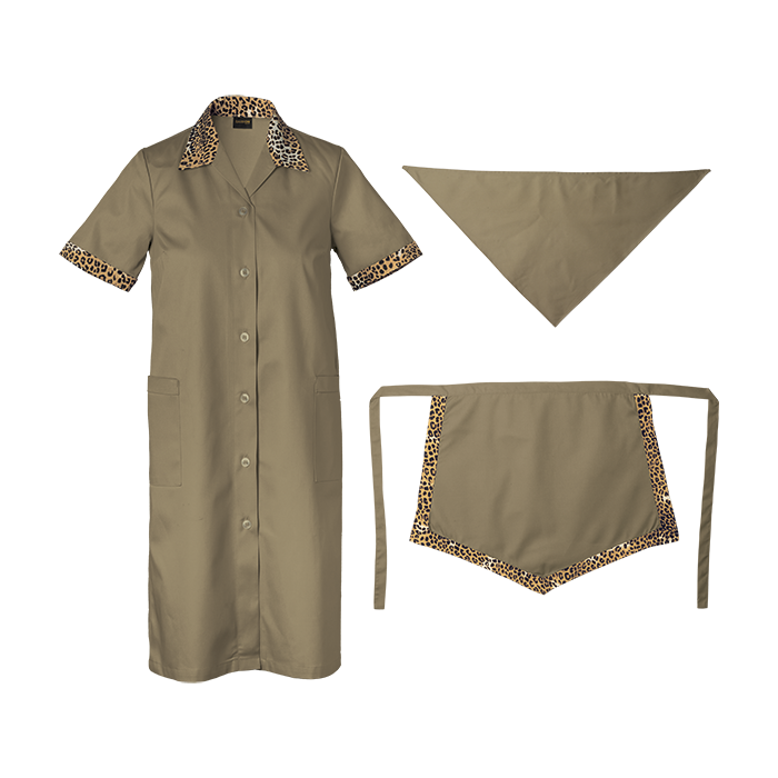 Ladies Poly Cotton 3 Piece Cleaning Set