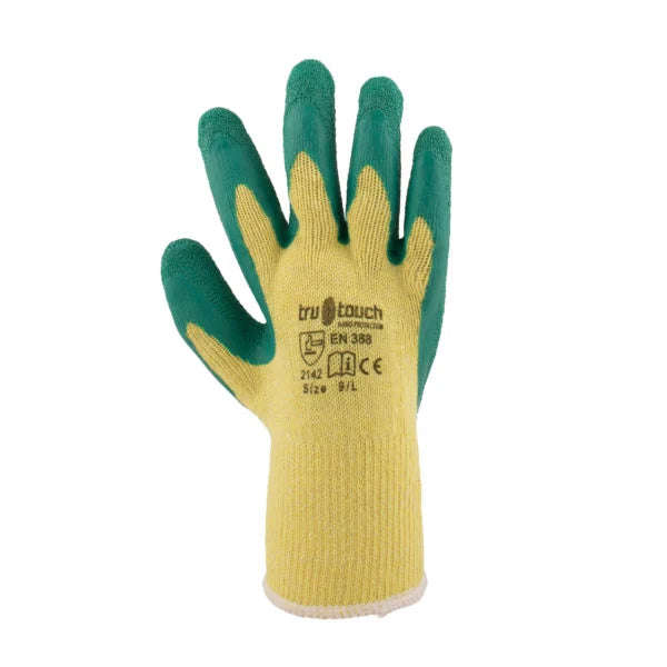 Tru Touch Green Latex Gloves