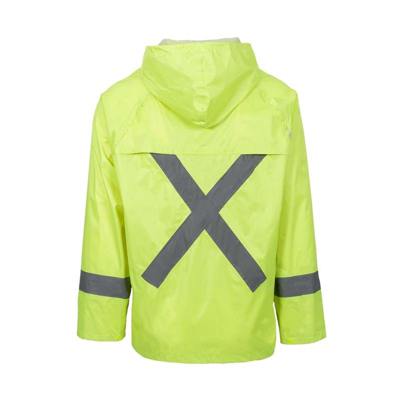 Rebel Rubberised Hi Vis Reflective Rain Suit
