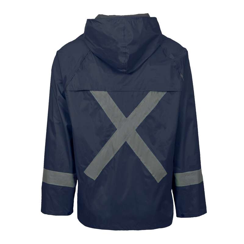 Rebel Rubberised Hi Vis Reflective Rain Suit