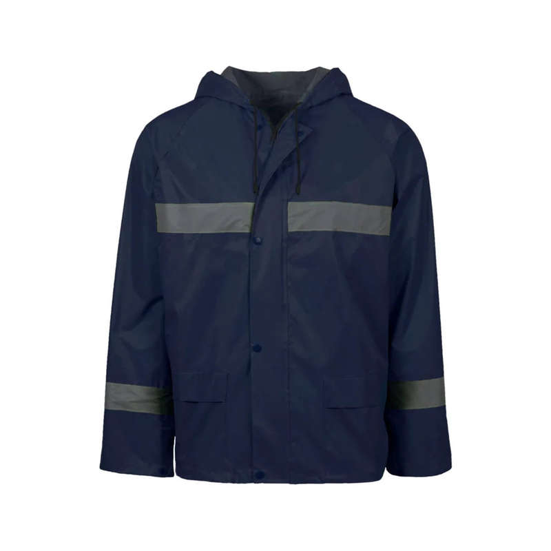 Rebel Rubberised Hi Vis Reflective Rain Suit