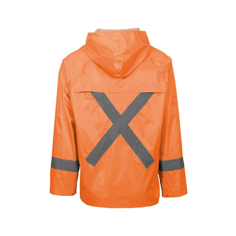Rebel Rubberised Hi Vis Reflective Rain Suit