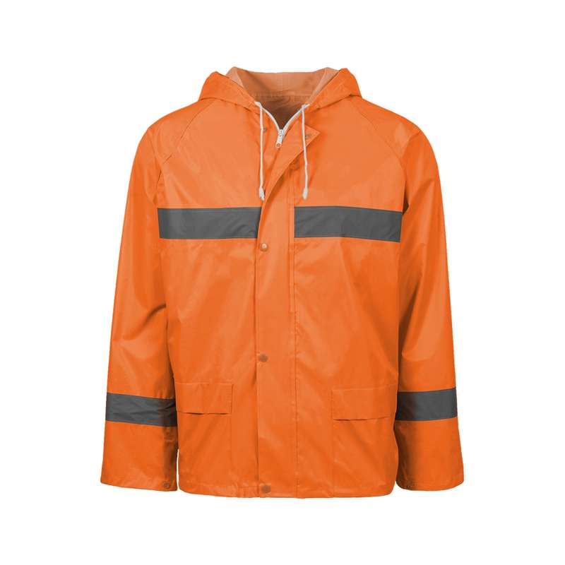 Rebel Rubberised Hi Vis Reflective Rain Suit