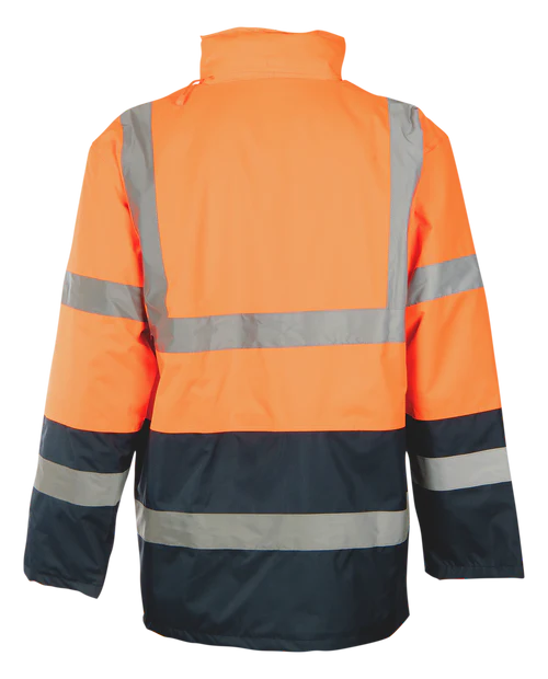 High Visibility Two Tone Freezer Traffic Jacket