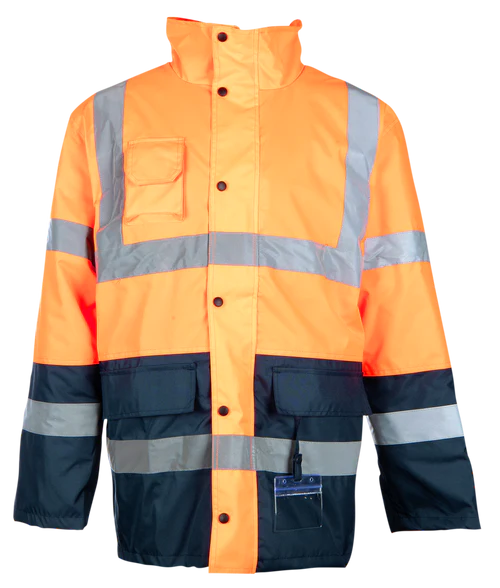 High Visibility Two Tone Freezer Traffic Jacket