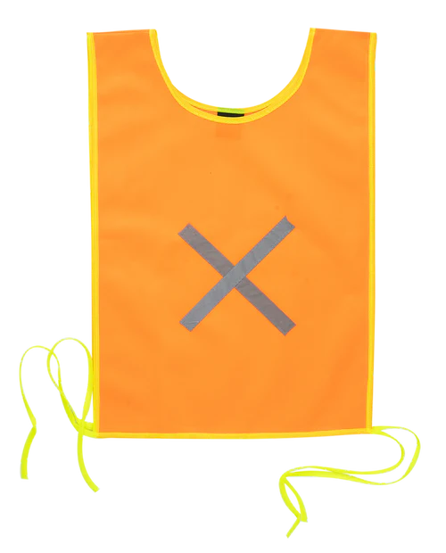 Orange Reflective Mesh Maxi Bib