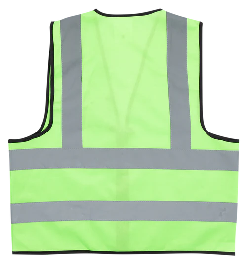 Pioneer®Lime Reflective Vest With Zip & Id Pouch