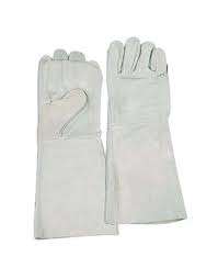 8" Chrome Leather Apron Palm
