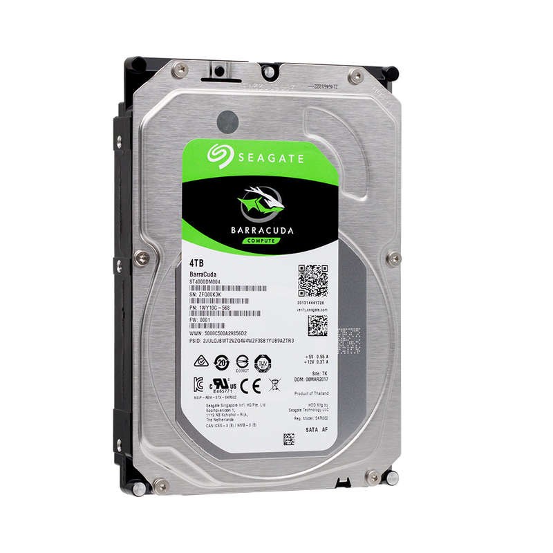 Seagate BarraCuda Series ST4000DM004 3.5 inch Mechanical Hard Disk SATA Internal HDD 4TB 5400RPM 256
