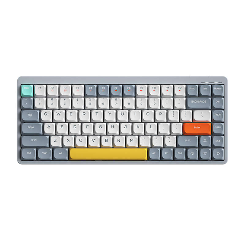 iBlancod Wireless Mechanical Keyboard 84 Keys 2.4G+BT5.0+Type-C 3 Connections 75% Low Profile Layout