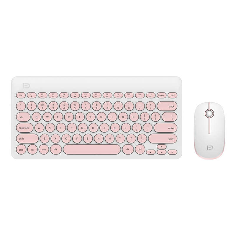 FUDE IK6620 Ultra Slim 2.4G Wireless Keyboard Mouse Set Gaming Keyboard Mouse Combo kit for Desktop