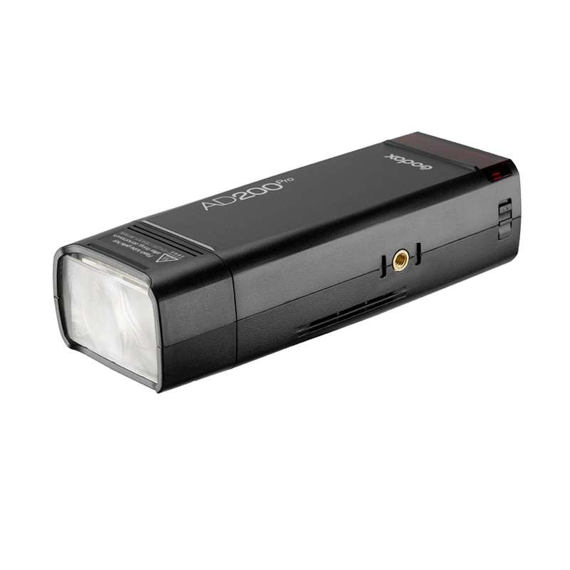 Godox AD200Pro Pocket Flash Portable Wireless TTL Flash with Changeable Flash Head (Speedlite/Bare B