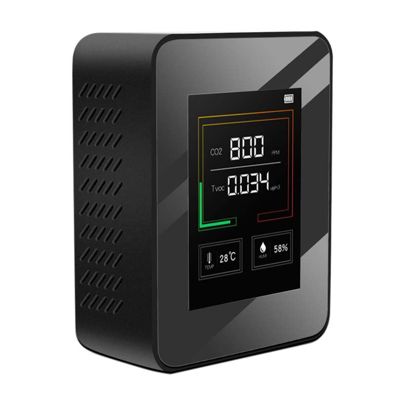 CO2 Meter LCD Backlight Indoor Carbon Dioxide CO2 Concentration Detector Intelligent Air Quali