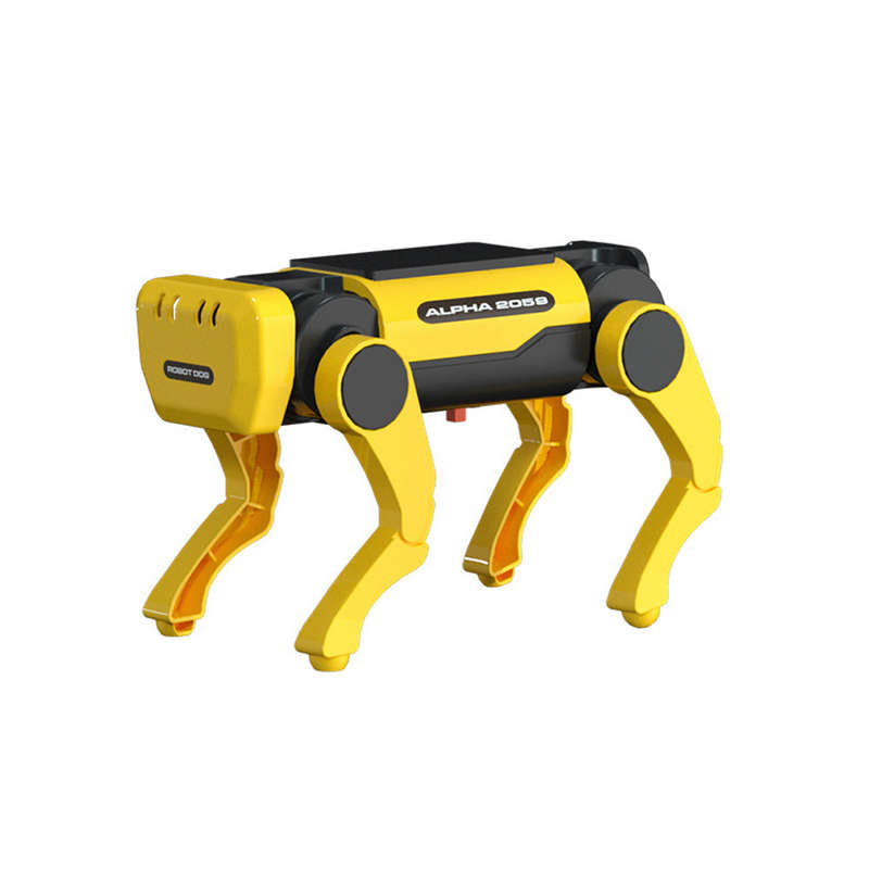 Self-Install DIY Gadgets Technological Gizmos Intelligent Robot Dog Robot Cattle Toys Solar Powered
