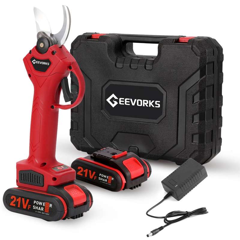 21V Cordless Electric Pruner Pruning Shear Efficient Fruit Tree Bonsai Pruning Branches Cutte