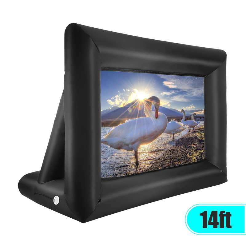 20ft Large Inflatable Movie Screen Outdoor Projection Screen Projector Movie Screen with Air Blower