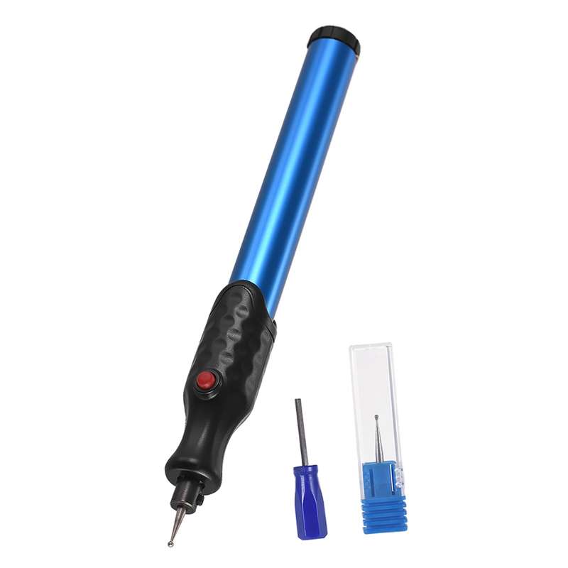 Electric Micro Engraving Pen Mini Engraver Machine Cordless DIY Carve Tools Graver Kit with E