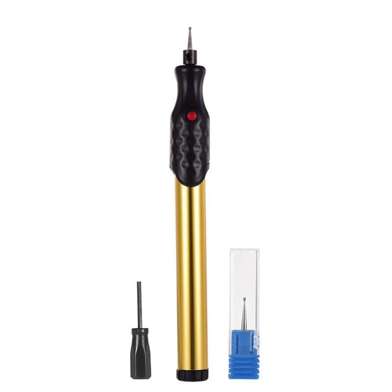 Electric Micro Engraving Pen Mini Engraver Machine Cordless DIY Carve Tools Graver Kit with E