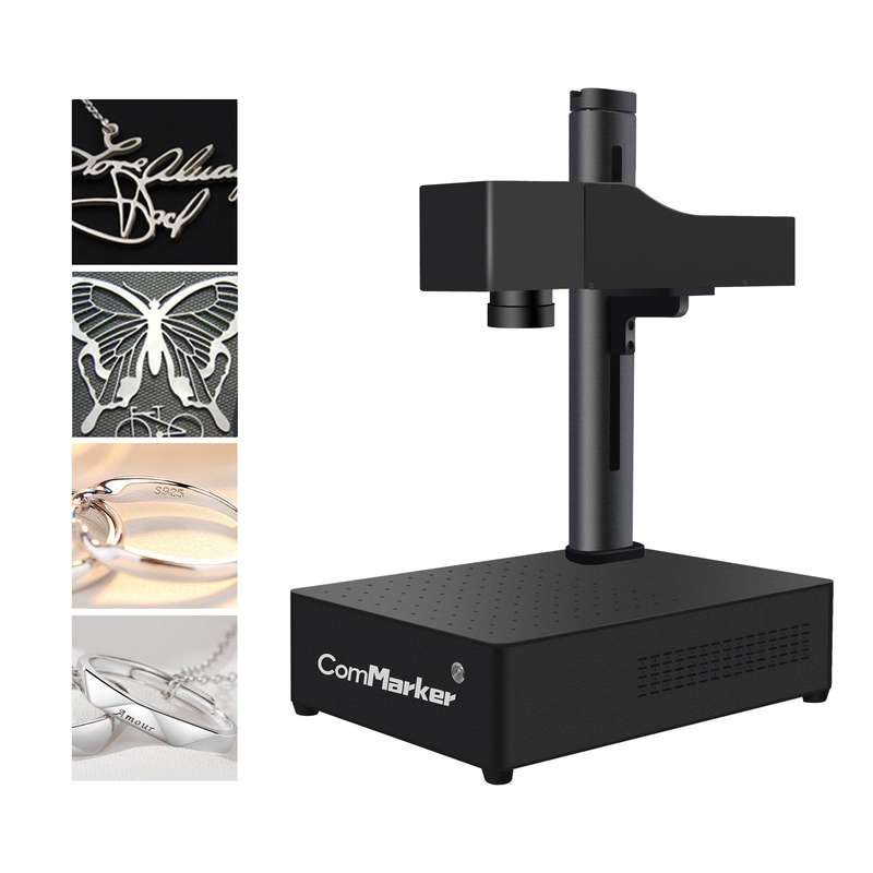 Commarker B3 30w Fiber Laser Engraver Marking Machine 110x110mm Work Area Compatible with Win