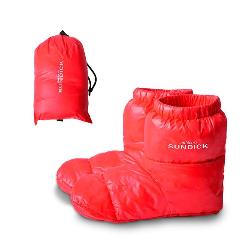 Outdoors Camping Slippers Warm Socks for Sleeping Bag Indoors Warm Boots Men Women Winter Duc