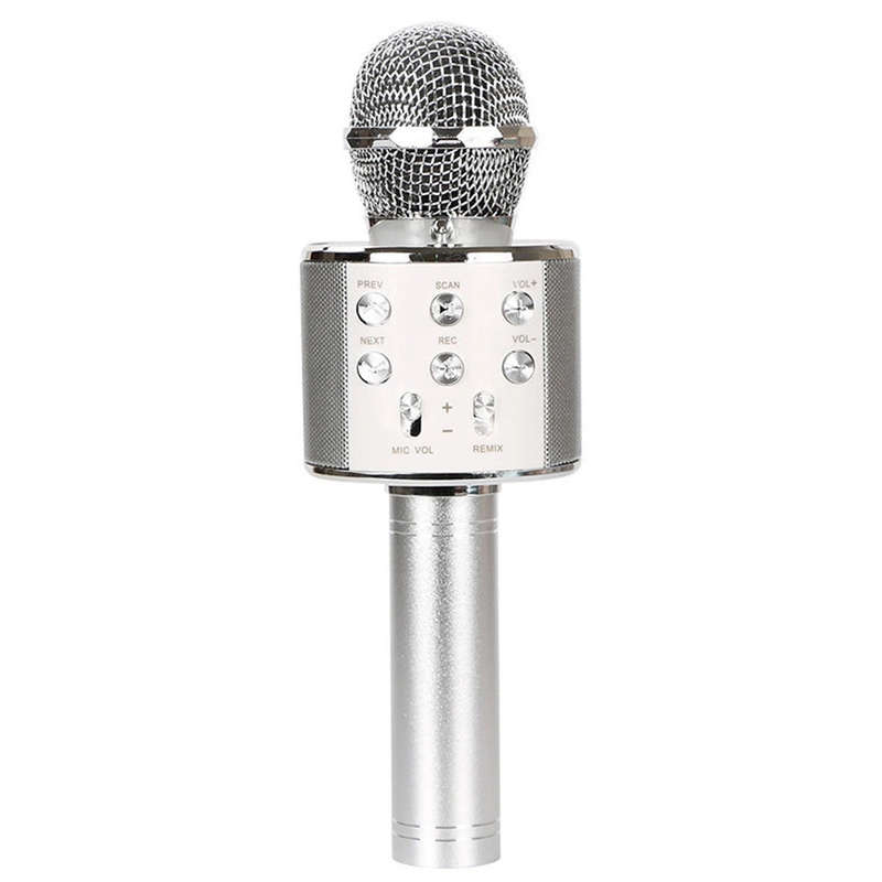 Professional BT Wireless Microphone Karaoke Speaker KTV Music Player Singing Recorder Handheld Micro