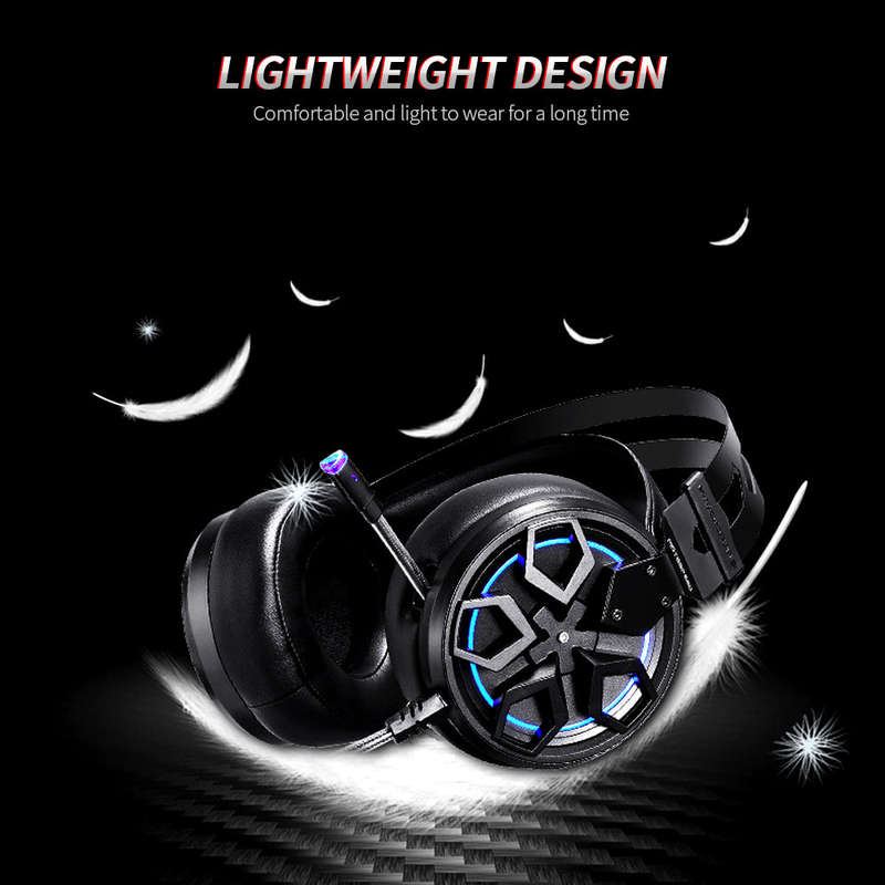 Motospeed H60 Wired Gaming Headset 7.1-channel 3D Virtual Sound Effect Headset with 50mm Driver Unit