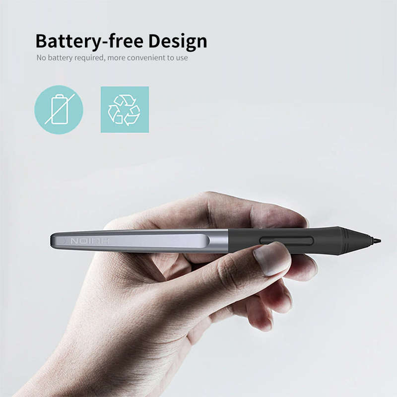 Huion PW100 Digital Pen Battery-free Digital Pen with 2 Programmable Buttons for Huion H1060P H610PR