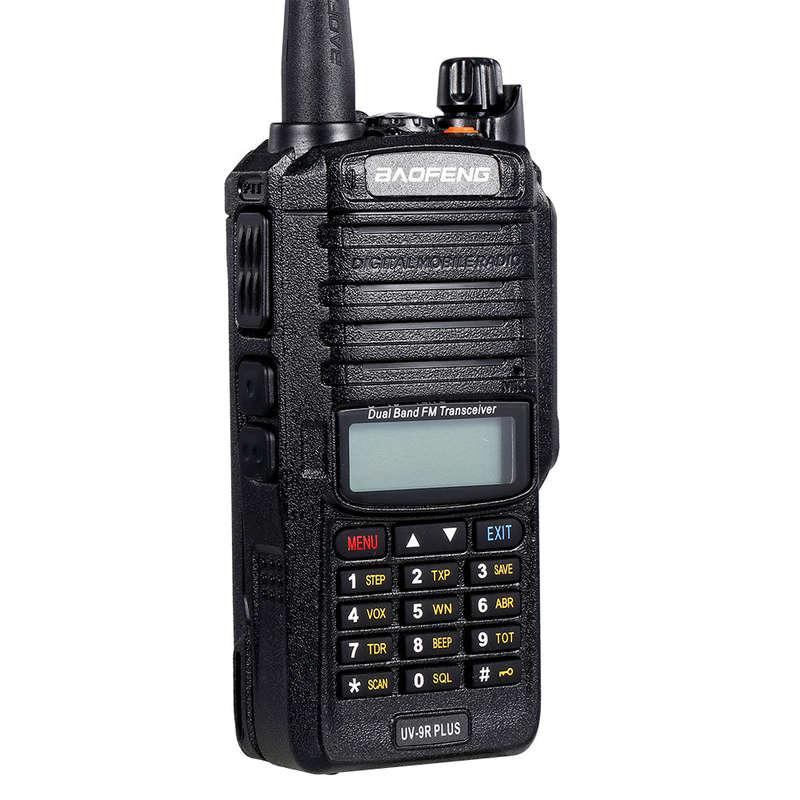 BAOFENG UV-9R Plus Portable Two-way Radio Dual Band Handheld Walkie Talkie FM Transceiver IP67 Water