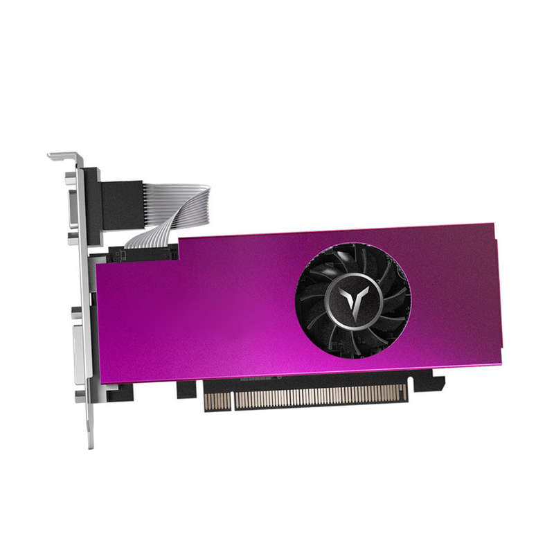 Yeston RX550-4G D5 LP Graphics Card Radeon Chill 4GB Memory GDDR5 128Bit 6000MHz VGA + HD + DVI-D GP