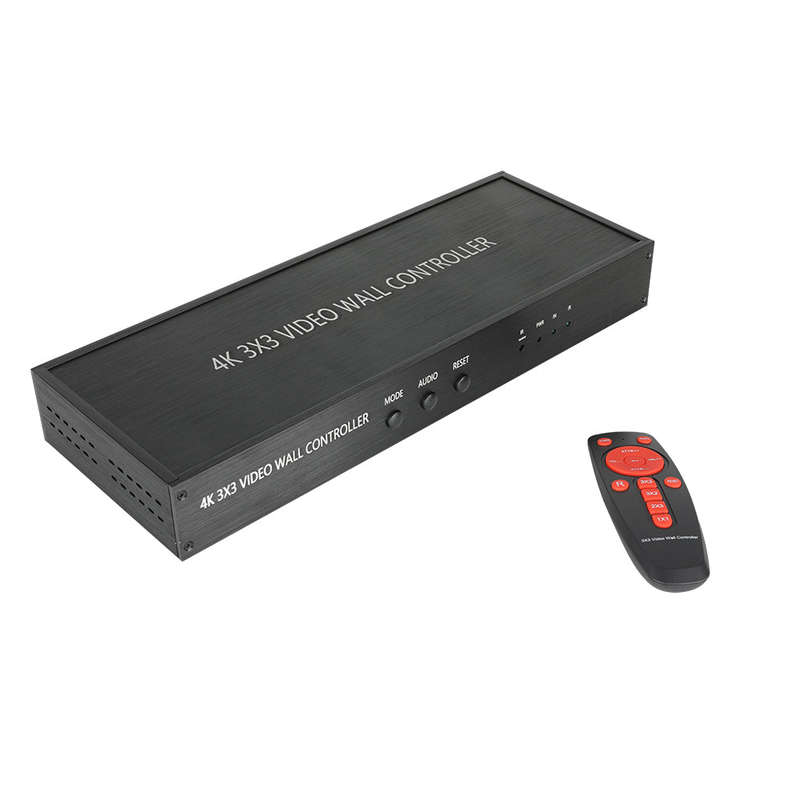 4K 3x3 HDMI TV Video Wall Controller Screen Stitching Processor TV Display Video Controller Wall Spl