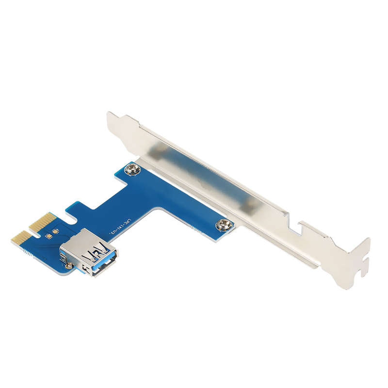 PCI-E Adapter Card PCI-E X1 to PCI-E X16 Expansion Card Converter Card with USB3.0 Cable Power Cable